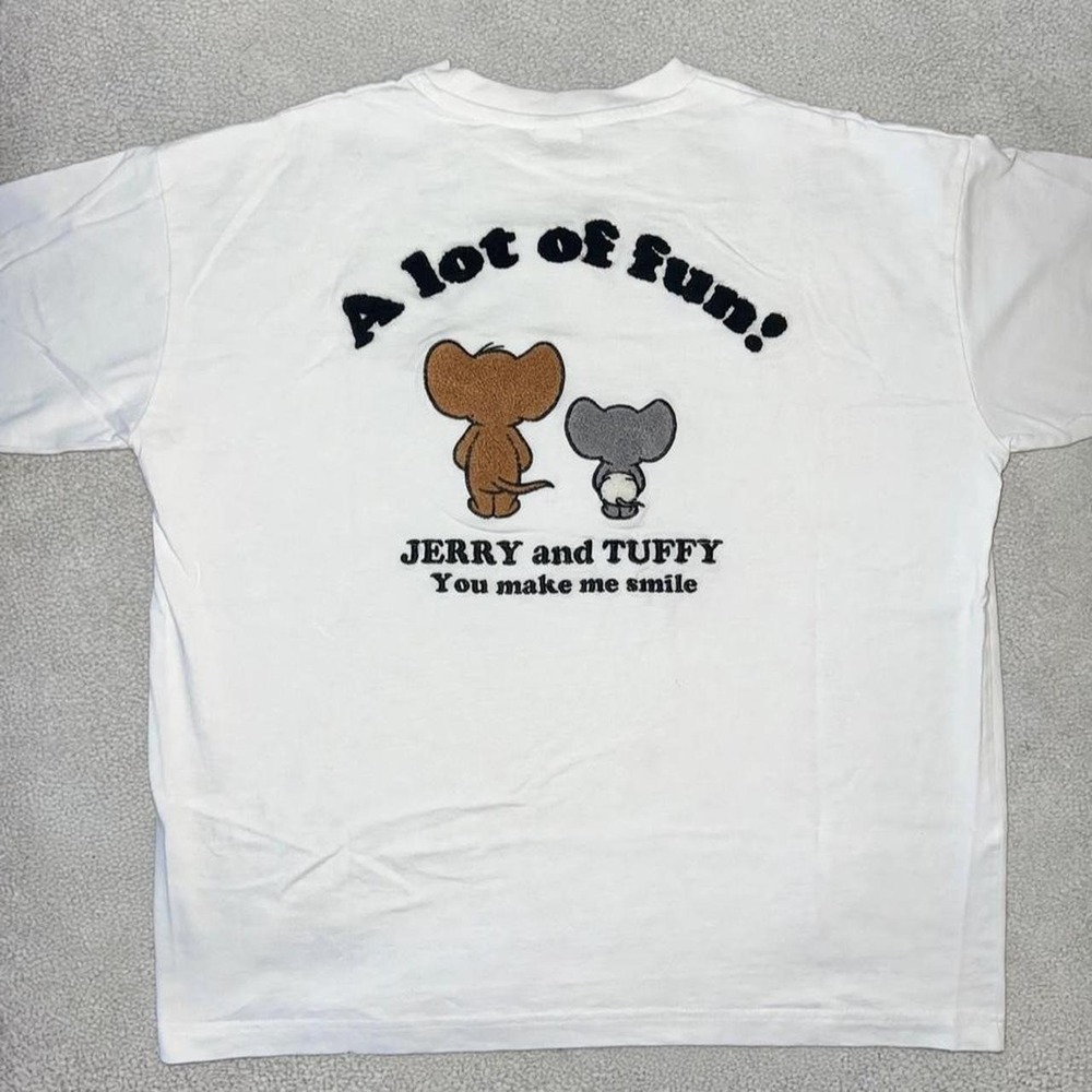 Tom & Jerry Chenille Patch Tee Jerry Tuffy